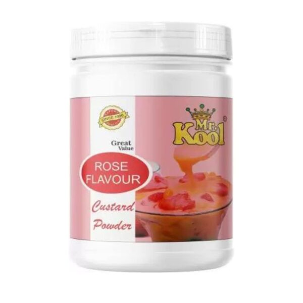 Mr. Kool Custard Powder Rose Flavor Jar 800 Gm