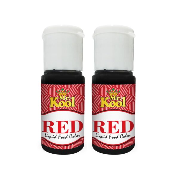 Mr. Kool Liquid Food Color Red 20 mL X 2 Pack