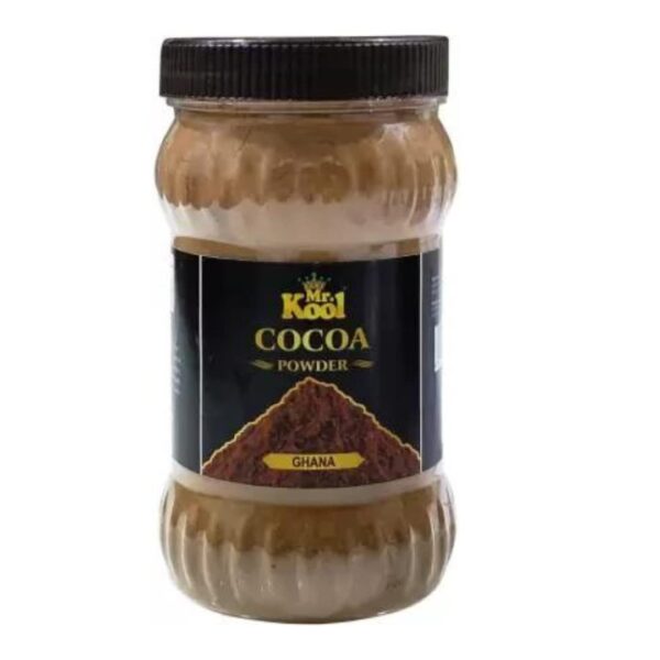 Mr. Kool Cocoa Powder Ghana for Making Cakes, Cookies, Chocolate,Shakes, Smoothies, Frosting 300 Gm