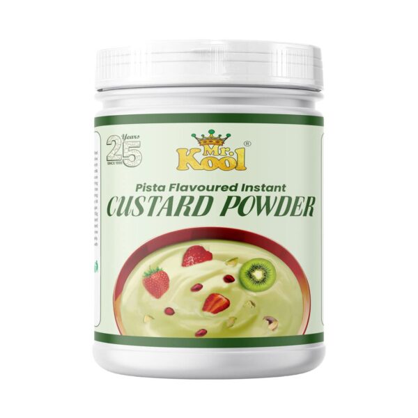 Mr. Kool Custard Powder Pista Flavor Jar 800 Gm