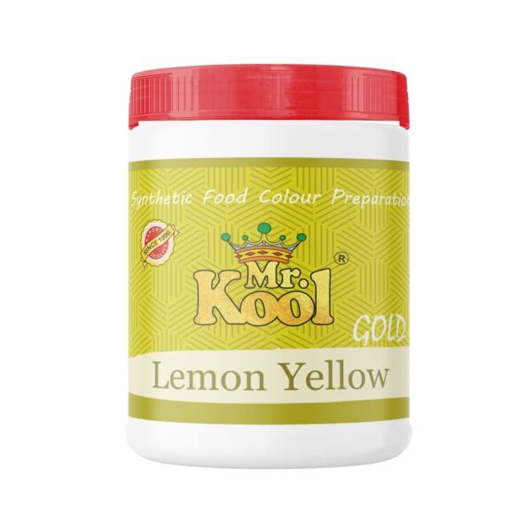 Mr.Kool Lemon Yellow Edible Food Color Powder 20gm.Food Color Powder For Sweets.