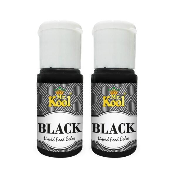 Mr. Kool Liquid Food Color Black 20 mL X 2 Pack