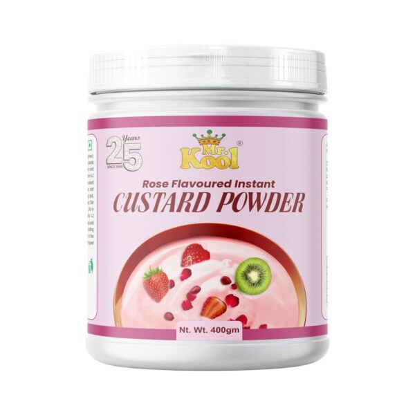 Mr. Kool Custard Powder 400 Gm Rose Flavor