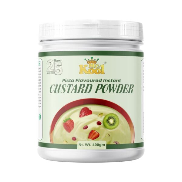 Mr. Kool Custard Powder Pista Flavor Jar 400 Gm