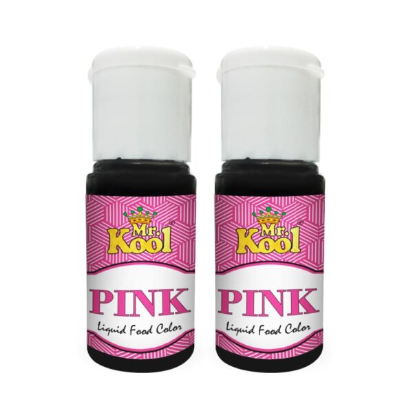 Mr. Kool Liquid Food Color Pink 20 mL X 2 Pack