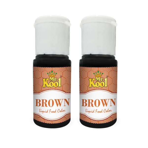 Mr. Kool Liquid Food Color Brown 20 mL X 2 Pack